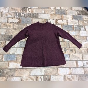 Isaac Mizrahi Live! Sweater - Women’s 1X - Burgundy - Soft Knit Pullover